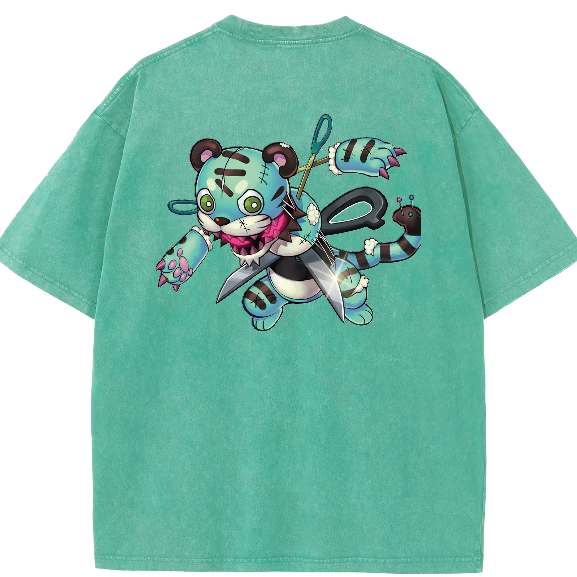 （画像用） 遊☆戯☆王 Yu-Gi-Oh! 綿100% ヴィンテージ風 半袖Tシャツ（背面プリント）